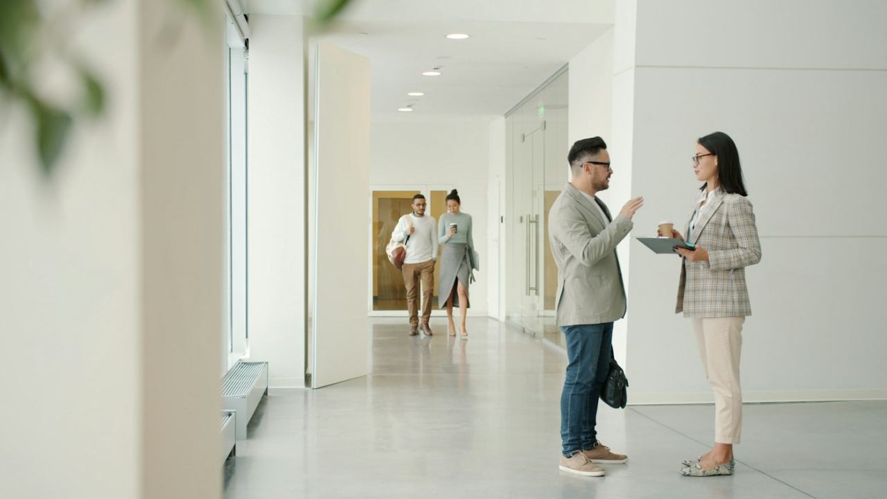 Our agent showing a home to a family