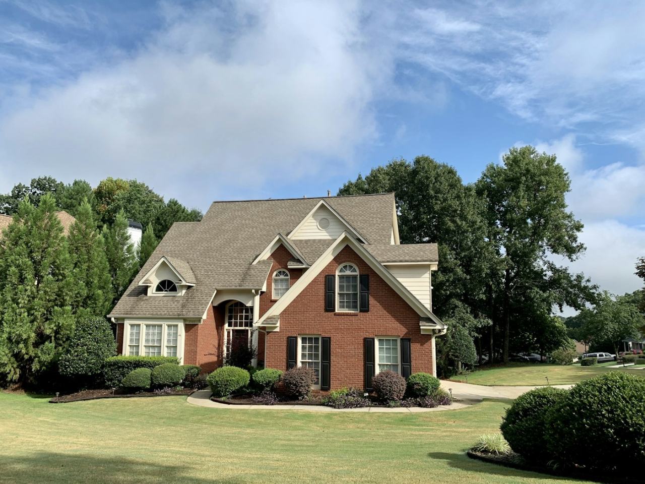 Brick House with Rooftop Garden